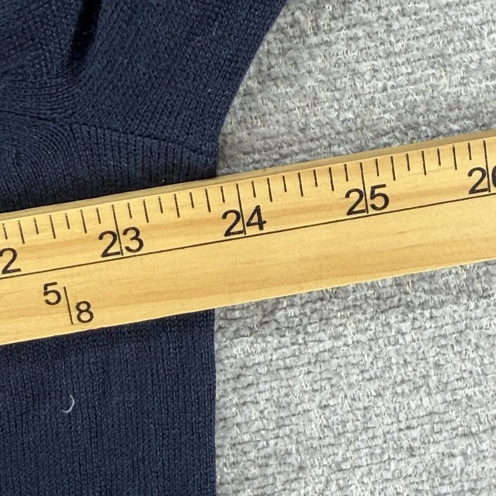 Banana Republic Silk Cashmere Sweater Men Size XL Blue Winter Casual V Neck